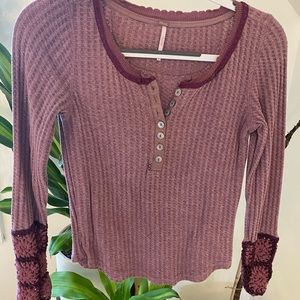 Free people crochet cuff thermal